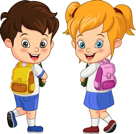 School Children Vector Art Icons And Graphics For Free Download