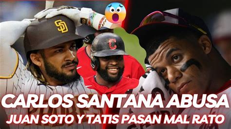 Juan Soto Y Fernando Tatis Jr Pasan Mal Rato Con Gran Palo De Carlos