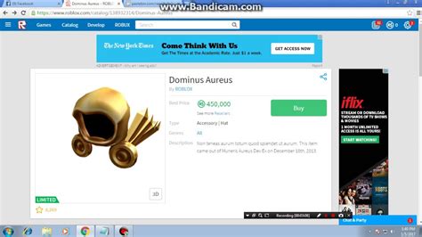 However, having your work featured in the roblox catalog isn't as hard as it seems! Roblox Robux Hack How To Get A Free Dominus Hat On Roblox ...