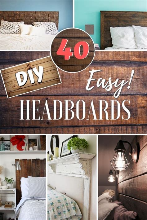 105 Easy Diy Headboards You Can Build On A Budget Headboard Diy Easy