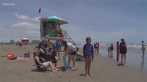 Thousands Of Beach Goers Spotted In Galveston Memorial Day Khou Com