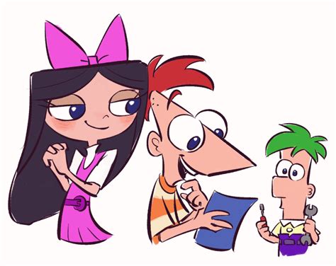 Phineas Flynn Ferb Fletcher And Isabella Garcia Shapiro Phineas And