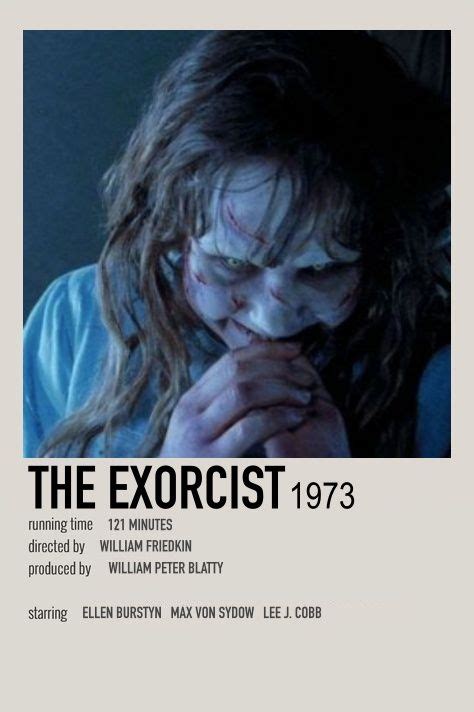 The Exorcist Poster in 2022 | Movie posters minimalist, Horror movies, Film posters vintage