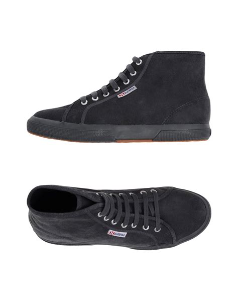 Superga Leather High Tops And Sneakers For Men Lyst