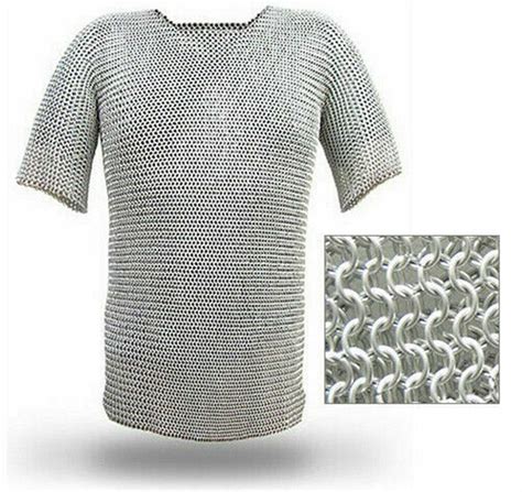 Historical Steel Chainmail Shirt Butted Rings Chain Mail Etsy
