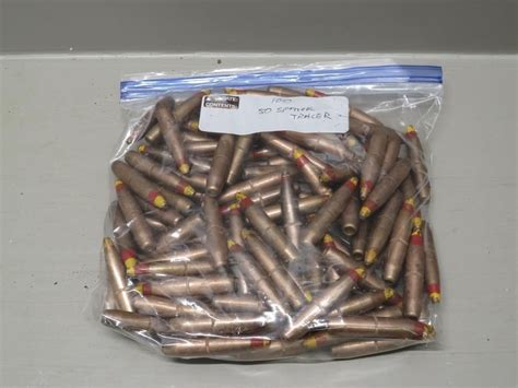 100 50 Cal M48 Spotter Tracer Bullets Live And Online Auctions On