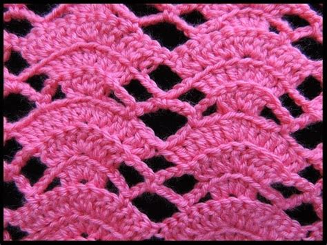 Crochet, patrones y paso a paso. Crochet, Punto cocodrilo o escamas tejido a crochet, How to crochet Granny Square Lesson 2