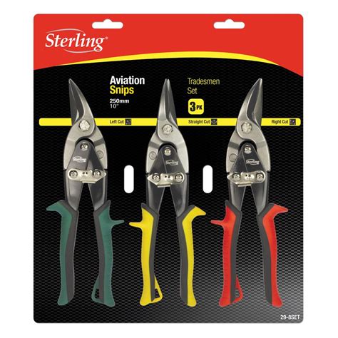 3 Piece Aviation Snip Set Left Right And Straight Cut 007snips
