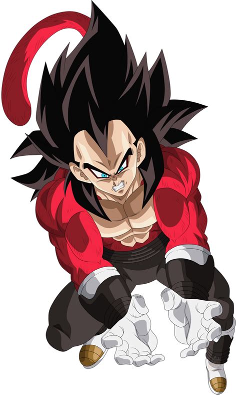 Vegeta Xeno Super Saiyajin 4 By Arbiter720 On Deviantart Anime Dragon