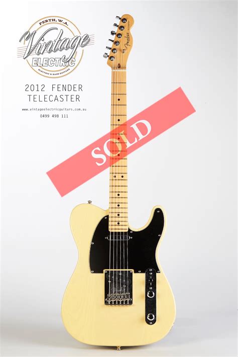 2012 Fender Telecaster 60th Anniversary Guitar Vintage Electric