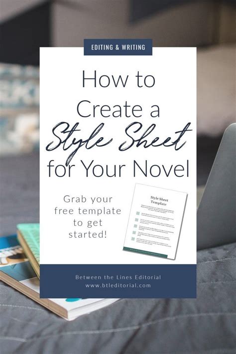 Creating A Style Sheet For Your Novel Or Blog Writing Style Guide