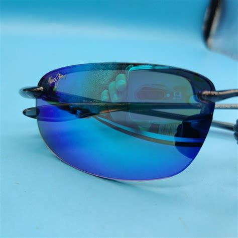 maui jim mj 407 11 blue lenses 64 17 130 mj sport sunglasses japan ho okipa ebay