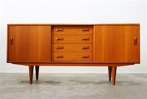 Danish Design Sideboard Credenza In Teak By Clausen And Son 1950 105703