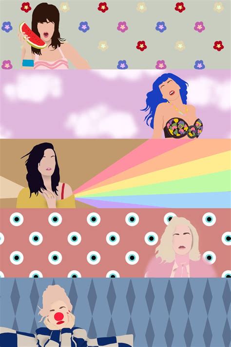 Katy Perry Albums Music Print Poster For Sale By Zain Ahmed Katy