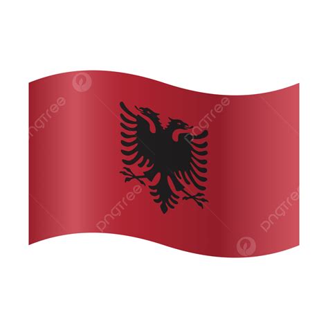 Vector Realistic Illustration Of Albania Flags Albania Flag Albania Day Png And Vector With