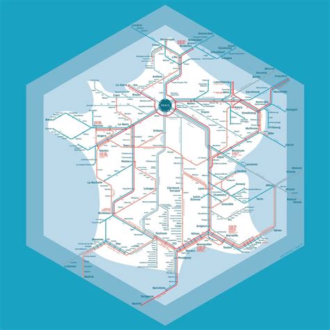 French Rail Network Map
