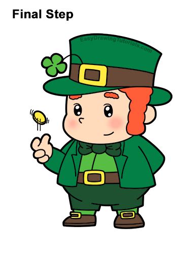 How To Draw A Leprechaun Video And Step By Step Pictures