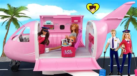 Barbie Y Ken De Vacaciones En El Avion De Lujo De Barbie Los Juguetes