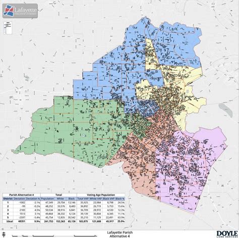 Lcg Picks Redrawn District Maps For Lafayette City And Parish