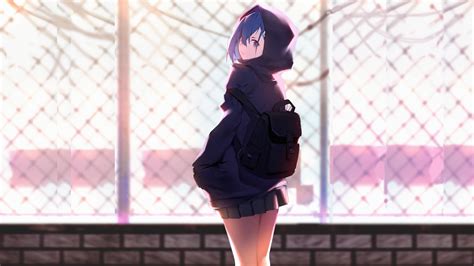 Anime Girl Blue Hair 4k Hd Anime 4k Wallpapers Images Backgrounds