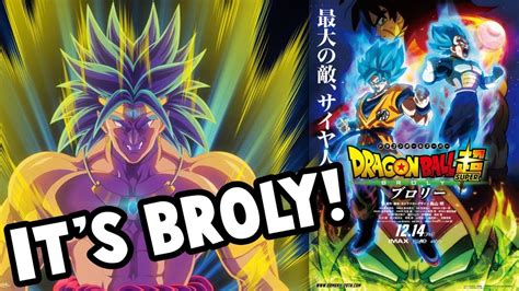 Anime / dragon ball super: BROLY REVEALED in the DRAGON BALL SUPER MOVIE 2018! - YouTube