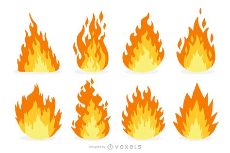 For this he needs to find weapons and vehicles in caches. Fire And Flame Cartoon Set - Vector Download