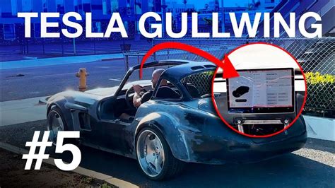 Tesla Gullwing ПЕРВЫЙ ВЫЕЗД ПЕРВАЯ Model 3 С НОВЫМ КУЗОВОМ Youtube