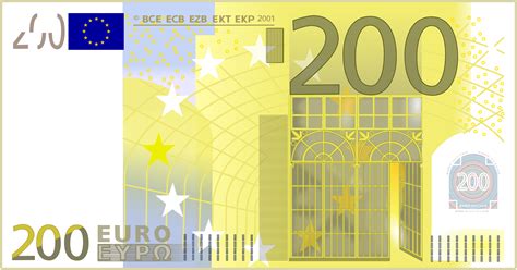 Clipart 200 Euro Note