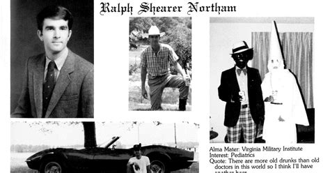 Virginia Governors Yearbook Page Shows Men In Blackface And Kkk