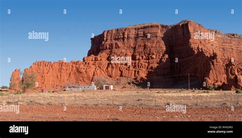 Navajo Nation Territory In Northern Arizona Near Monument Valley Stock
