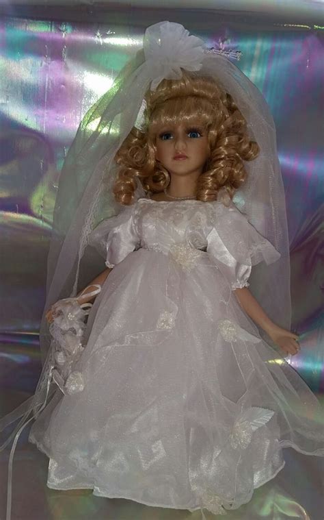 Sold Porcelain Wedding Doll The Collectors Choice Series By Dandee China Porcelain Porcelain