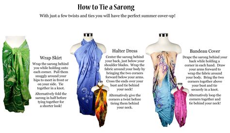 How To Wear A Sarong In 5 Different Ways Artistshot
