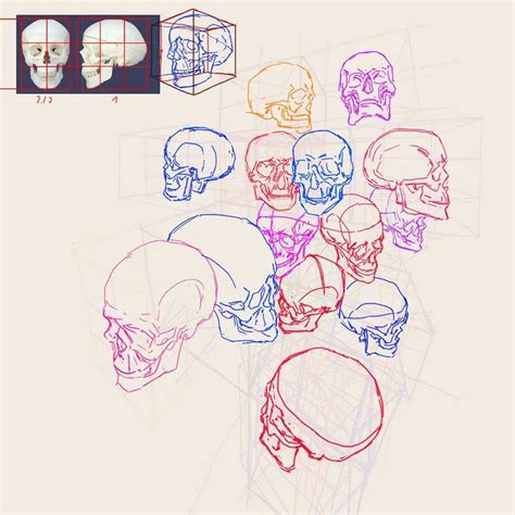 Another Mind Melting Exercise I Done Recently Turning Skulls In