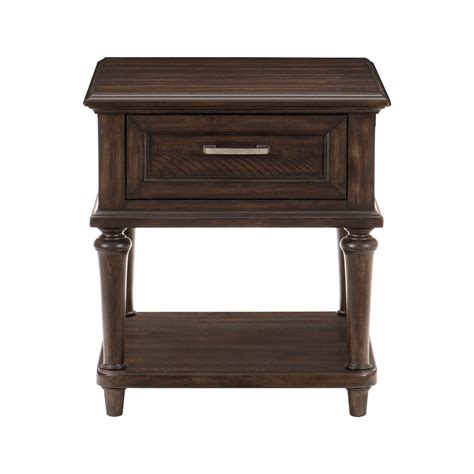 Homelegance Cardano End Table With Functional Drawer
