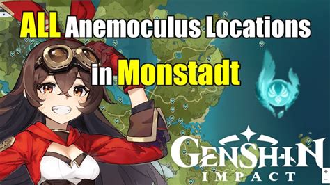 Every Mondstadt Anemoculus Location Youtube