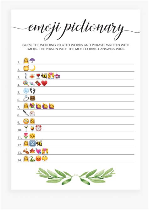 This game is perfect for a. Best Emoji Bridal Shower Game Free Printable | Perkins Website