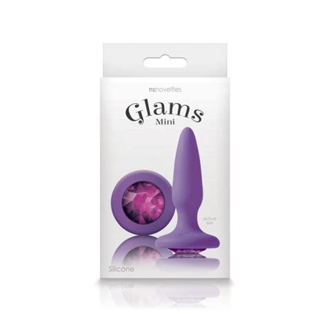Glams Mini Butt Plug Purple Gem On Literotica