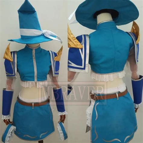 Lol Luxanna Crownguard The Lady Of Luminosity Lux Anime Cosplay Costume Customize Lol Cosplay