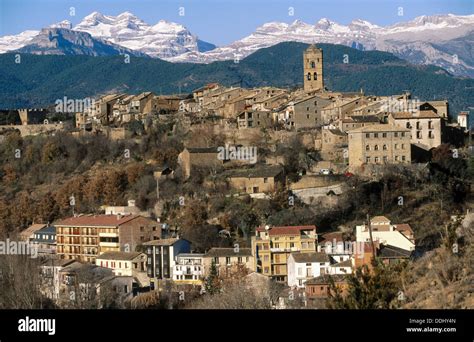 Ainsa Huesca Province Aragon Pyrenees Spain Stock Photo 60016117