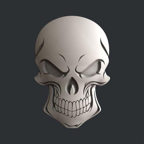 3d Stl Models For Cnc Skull Etsy Skull Stl Stl File Format