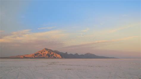 Bonneville Salt Flats At Twilight Stock Image Image Of Landmark