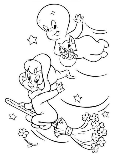 Casper the friendly ghost coloring book. Casper The Friendly Ghost Coloring Pages at GetDrawings ...