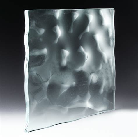 Water Mist Textured Glass Produced By Nathan Allan Glass Studio