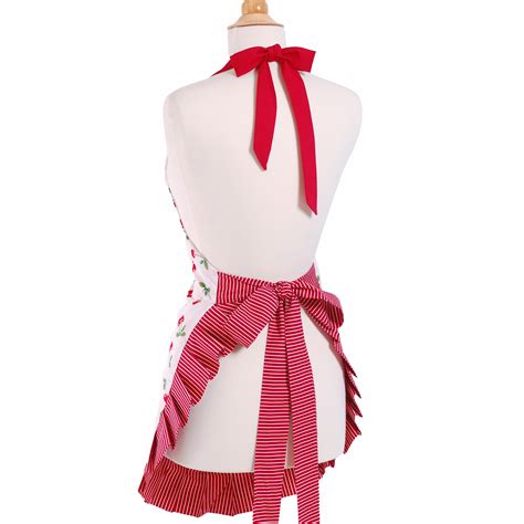 Flirty Aprons Womens Apron In Very Cherry And Reviews Wayfair