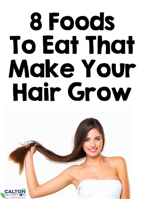 Hair is often associated with beauty and attractiveness, which is why most women always want that little extra that will help transform their hair from good to great. 8 Foods to Make Your Hair Grow | Calton Nutrition