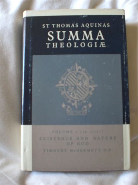 Summa Theologiae Volume 2 Existence And Nature Of God Par Aquinas St Thomas Near Fine