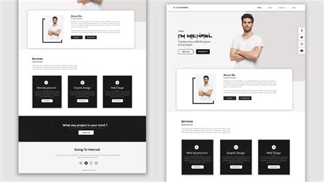 How To Create A Complete Personal Portfolio Website Just Using HTML And CSS Pure HTML And CSS