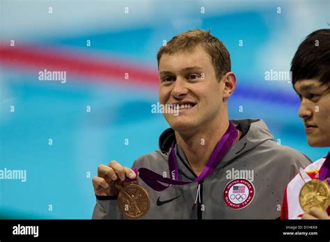 Peter Vanderkaay Usa Wins The Bronze Medal In The Mens 400 Meter