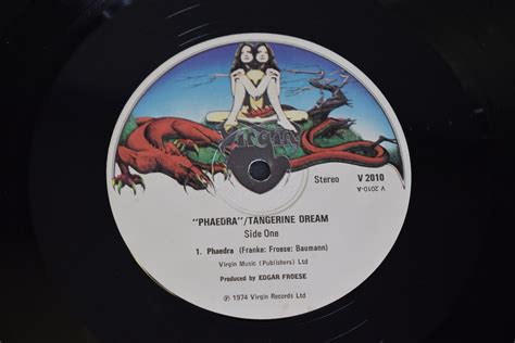 Tangerine Dream Phaedra Gatefold Vinyl Lp Virgin V Etsy