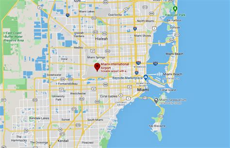 Miami Airport Map Photos